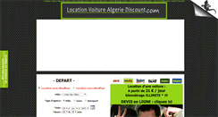 Desktop Screenshot of location-voiture-algerie-discount.com
